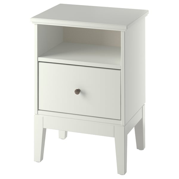 IDANÄS bedside table, white, 47x40 cm