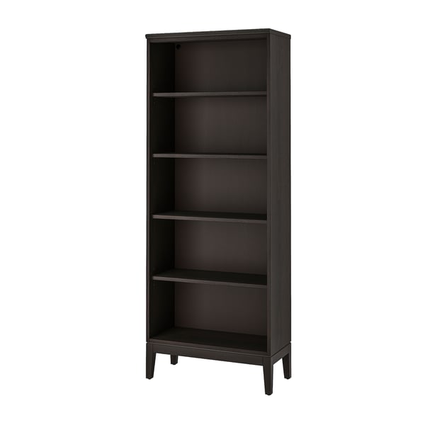 IDANÄS bookcase, dark brown stained, 81x39x211 cm