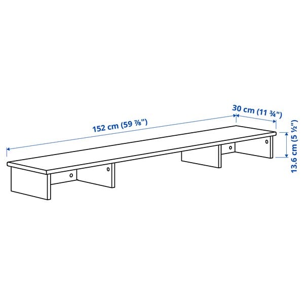 Ikea IDANÄS - Desk with add-on unit, white