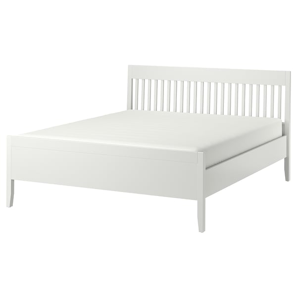 IDANÄS bed frame, white/Leirsund, 180x200 cm