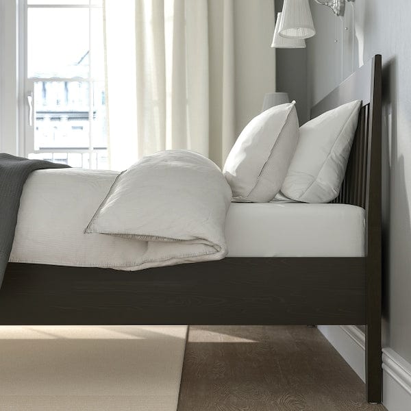 Ikea IDANÄS Bed structure - dark brown treated with biting 180x200 cm