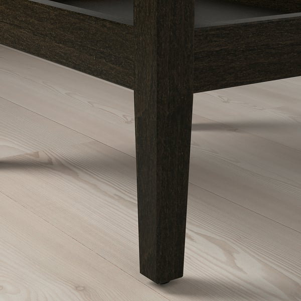 IDANÄS side table, dark brown stained, 46x36 cm