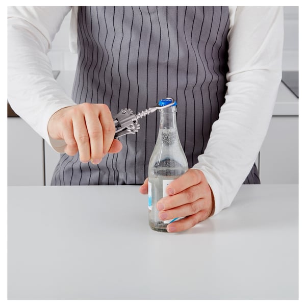IDEALISK corkscrew, silver-colour/matt