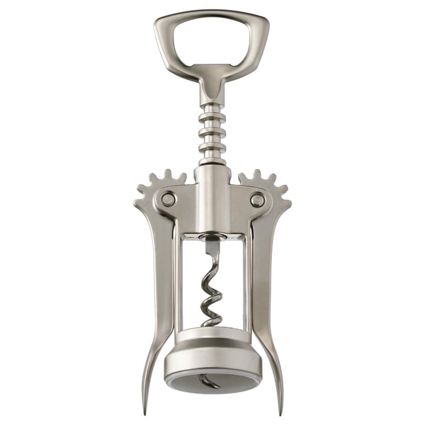 IDEALISK corkscrew, silver-colour/matt