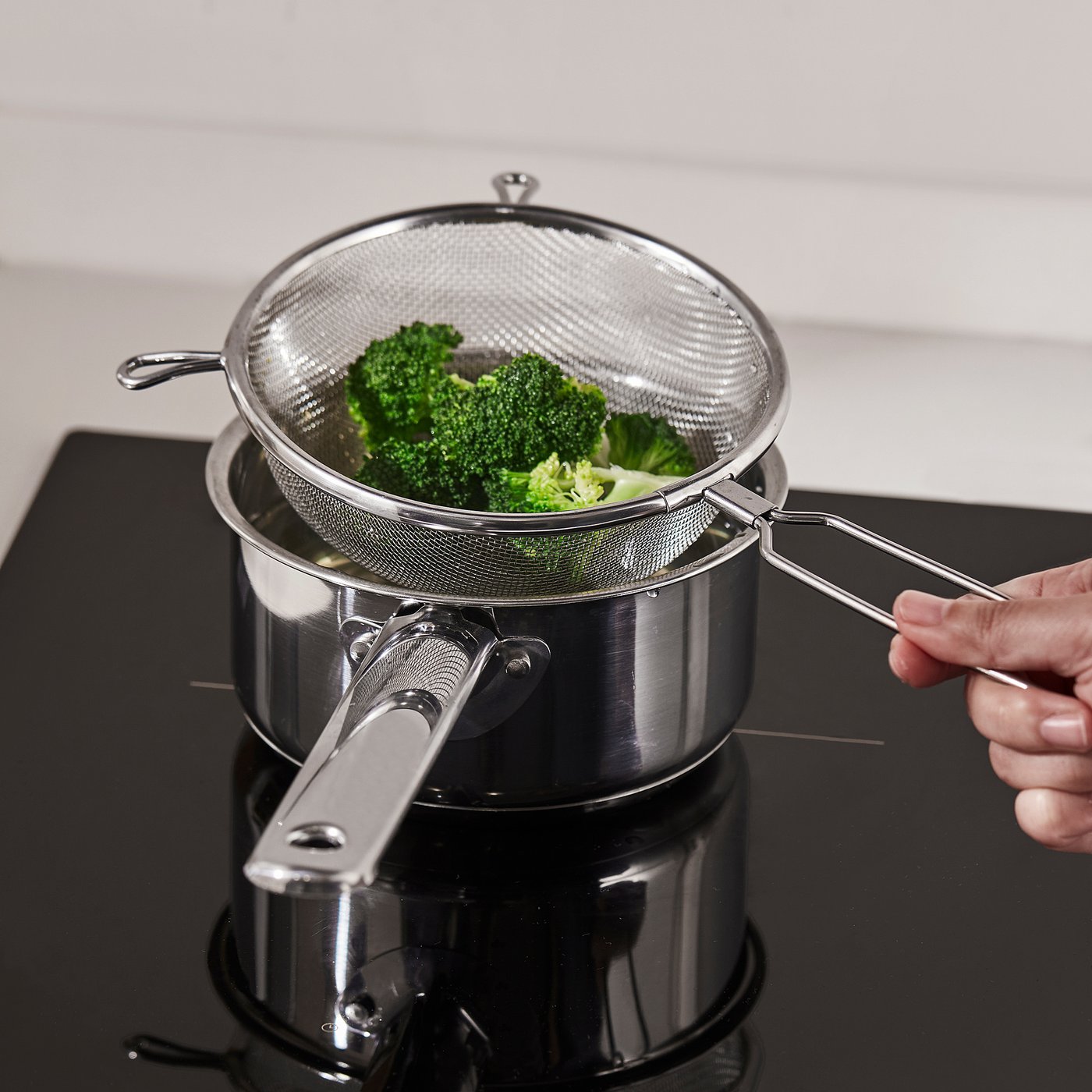 IDEALISK strainer, stainless steel, 14 cm