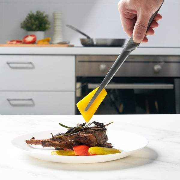 IDEALISK cooking tweezers, stainless steel