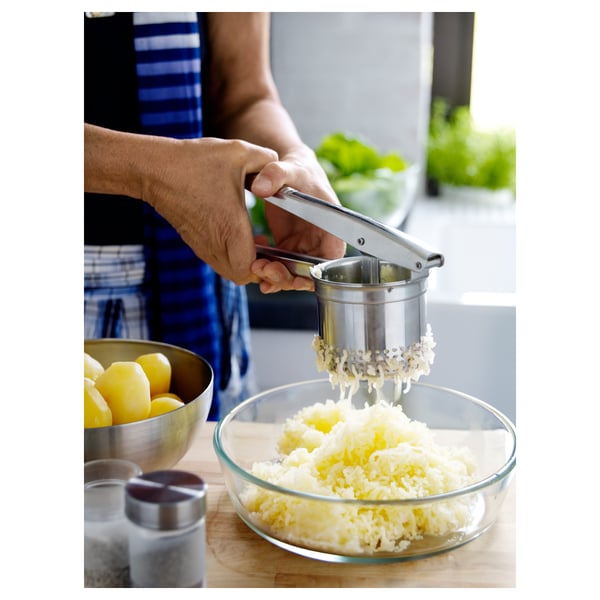 IDEALISK potato press, stainless steel, 8 cm