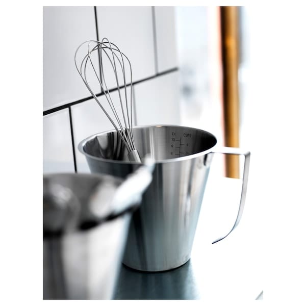 Ikea IDEALISK Set of 2 whips - stainless steel ,