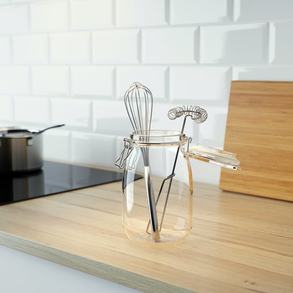 IDEALISK whisk, set of 2, stainless steel