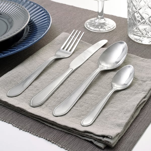 IDENTITET - IDENTITET 16-piece cutlery set, stainless steel