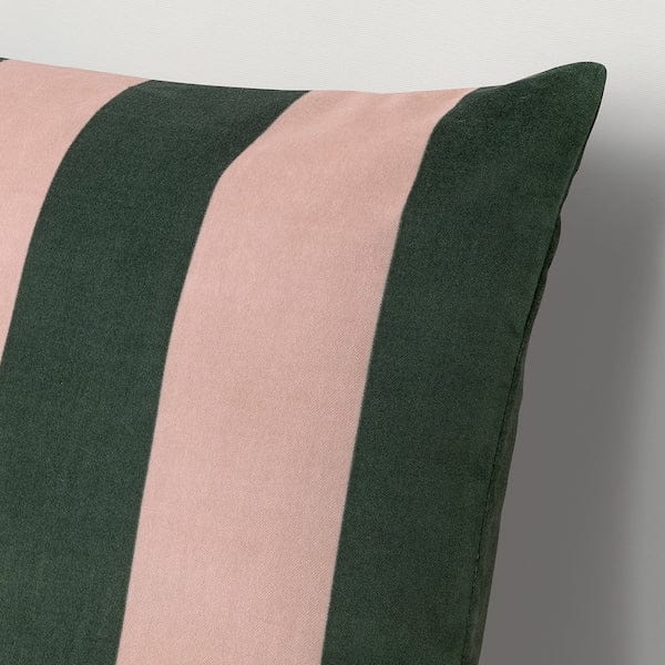 Ikea IDGRAN - Cushion cover, stripe/pink green, 50x50 cm