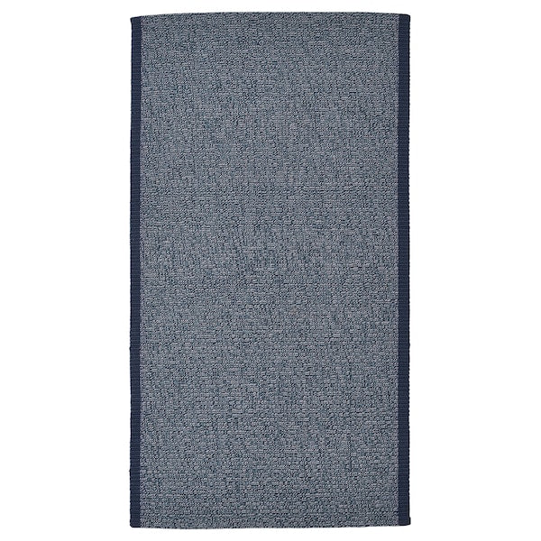 IDROTTSPLATS - Rug, flatwoven, blue, 80x150 cm