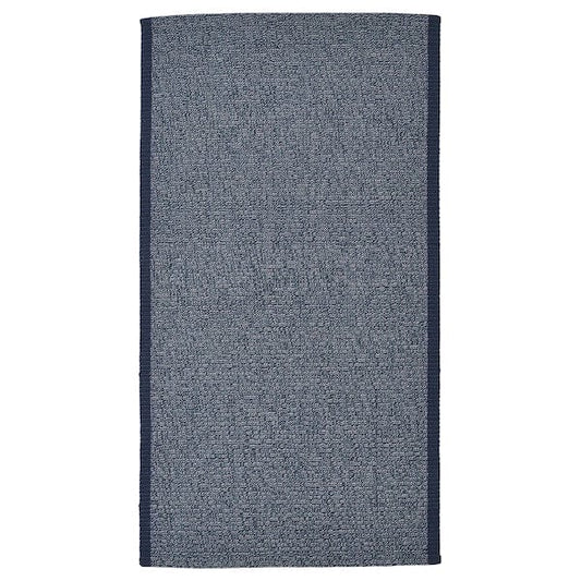 Ikea IDROTTSPLATS - Rug, flatwoven, blue, 80x150 cm