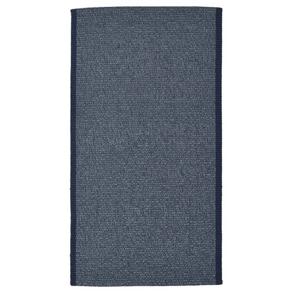 IDROTTSPLATS - IDROTTSPLATS Rug, flatwoven, blue, 80x150 cm