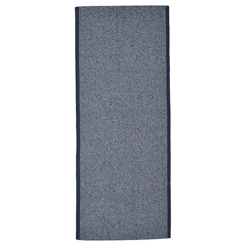 IDROTTSPLATS - IDROTTSPLATS Rug, flatwoven, blue, 80x200 cm