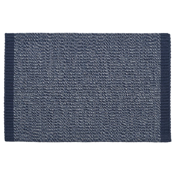 IDROTTSPLATS door mat, blue, 40x60 cm