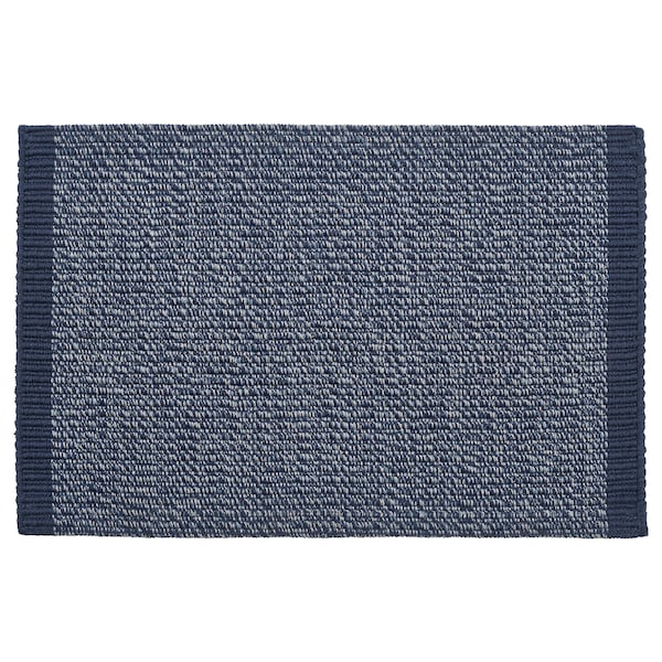 IDROTTSPLATS - Door mat, blue, 40x60 cm