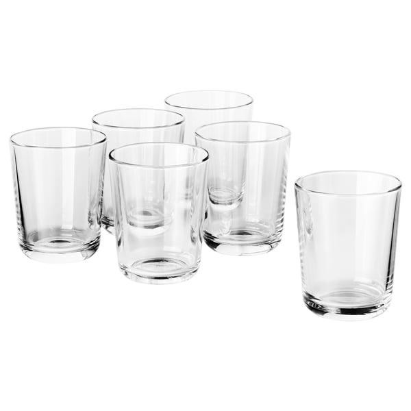 IKEA 365+ glass, clear glass, 20 cl, 6 pack