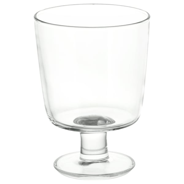 IKEA 365+ goblet, clear glass, 30 cl