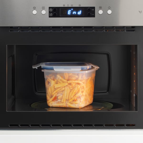 IKEA 365+ - IKEA 365+ Food container with lid, square/plastic, 1.4 l