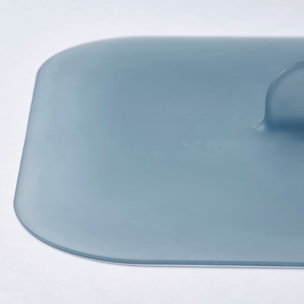 IKEA 365+ food container with lid, square glass/silicone, 15x15 cm