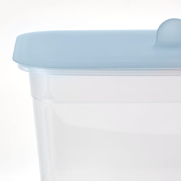 IKEA 365+ - IKEA 365+ Food container with lid, rectangular plastic/silicone, 2.0 l