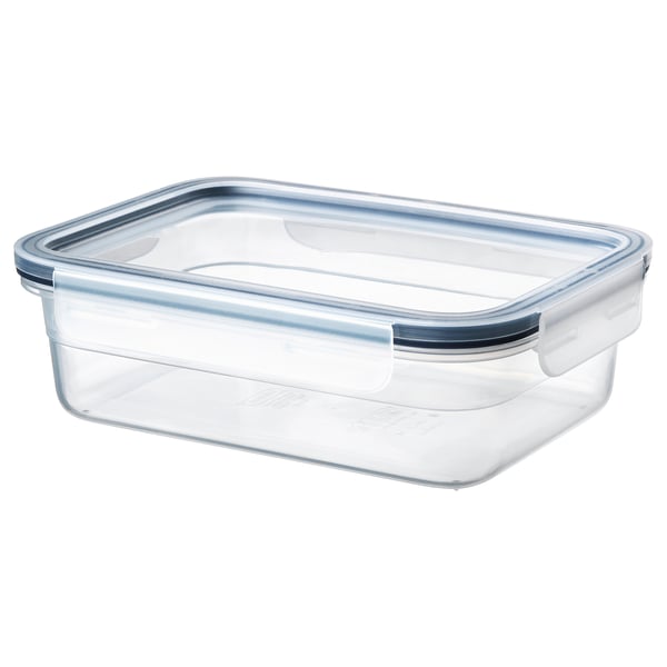 IKEA 365+ - IKEA 365+ Food container with lid, rectangular/plastic, 1.0 l