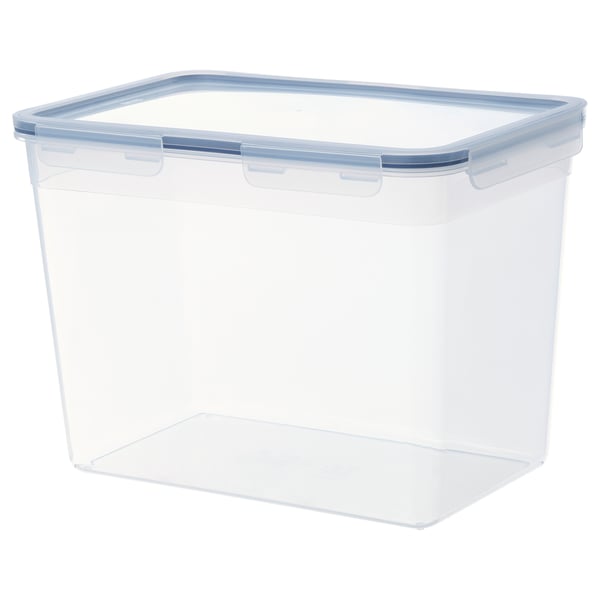 IKEA 365+ food container with lid, rectangular/plastic, 10.6 l