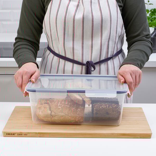 IKEA 365+ - IKEA 365+ Food container with lid, rectangular/plastic, 5.2 l