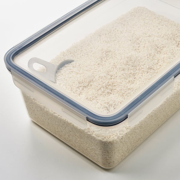 IKEA 365+ food container, large rectangular/plastic, 5.2 l