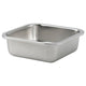 IKEA 365+ food container, square/stainless steel, 600 ml
