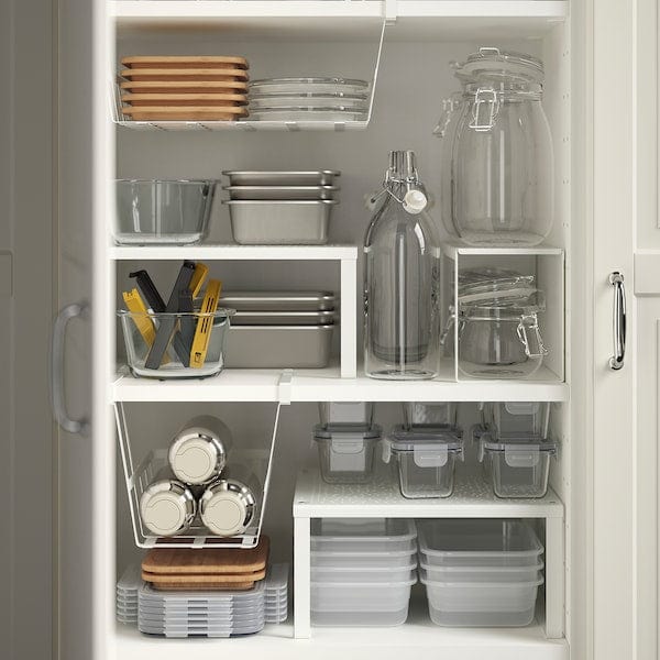 Ikea IKEA 365+ - Food container, square/stainless steel, 600 ml
