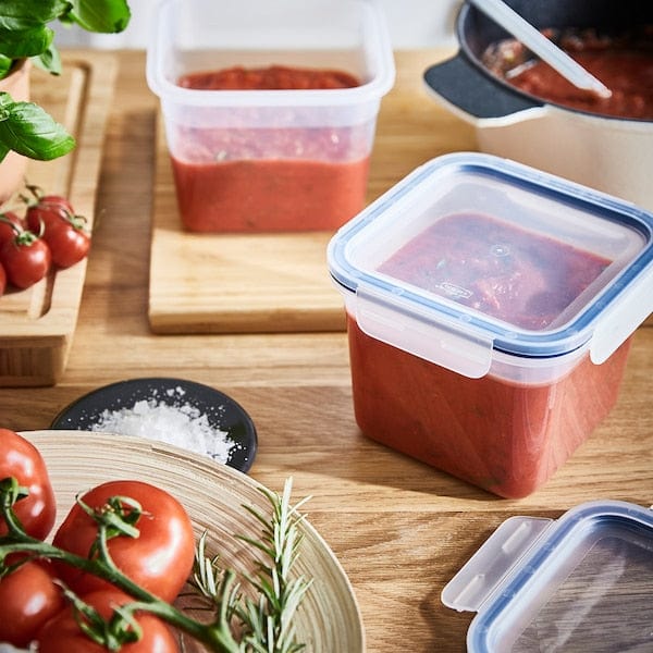 Ikea IKEA 365+ - Food container, square/plastic, 1.4 l