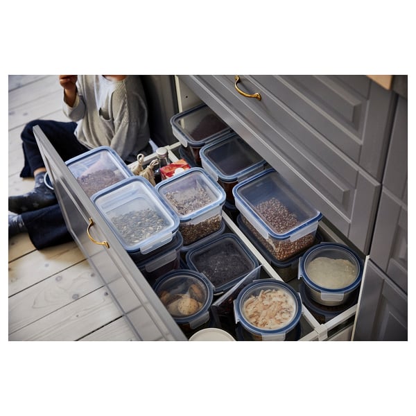 IKEA 365+ food container, rectangular/plastic, 2.0 l
