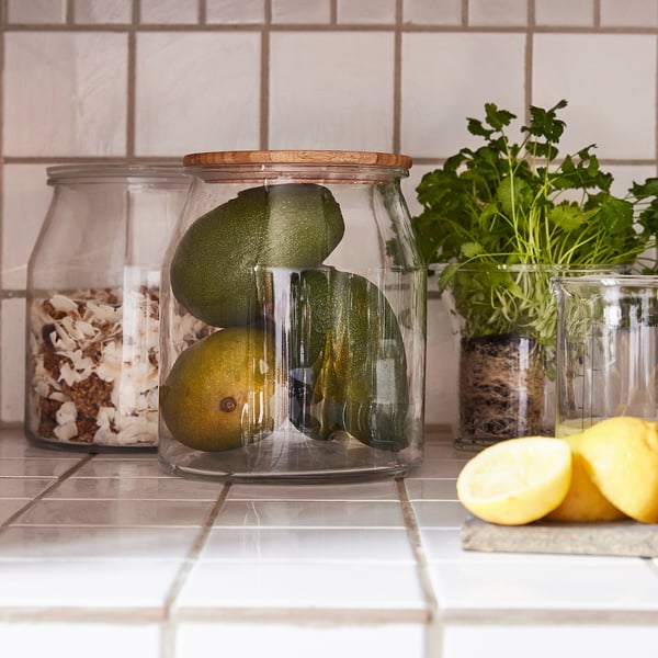 IKEA 365+ - IKEA 365+ Jar, round/glass, 3.3 l