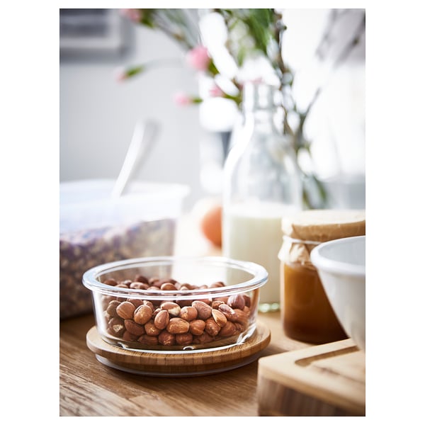 IKEA 365+ - Lid, round/bamboo