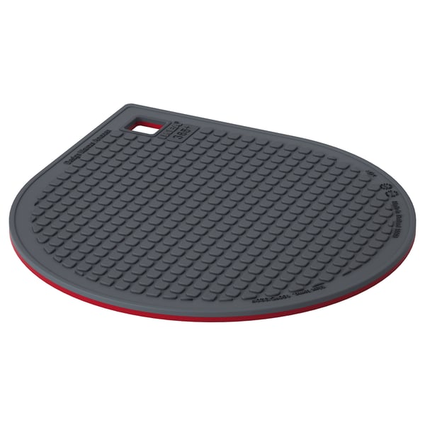 IKEA 365+ GUNSTIG pot stand, magnetic, red/dark grey, 21x18 cm
