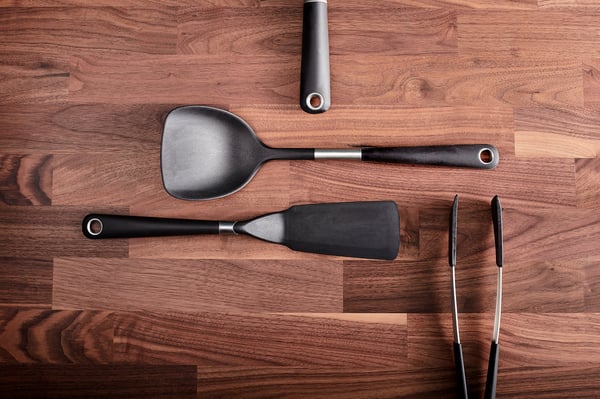 IKEA 365+ HJÄLTE - IKEA 365+ HJÄLTE Wok spatula, stainless steel/black