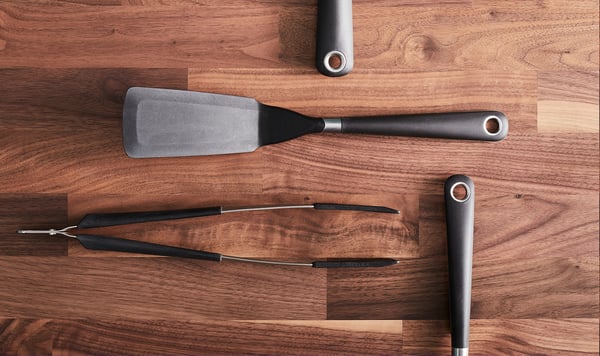 IKEA 365+ HJÄLTE - IKEA 365+ HJÄLTE Cooking tweezers, stainless steel/black