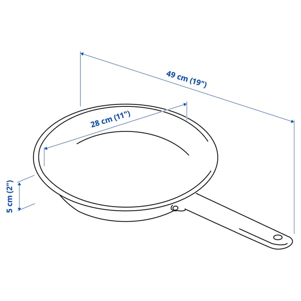 IKEA 365+ frying pan, stainless steel/non-stick coating, 28 cm