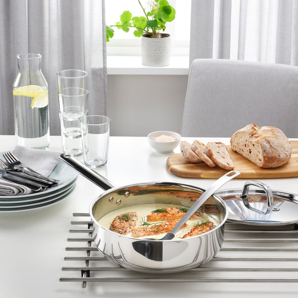 IKEA 365+ sauté pan, stainless steel, 24 cm