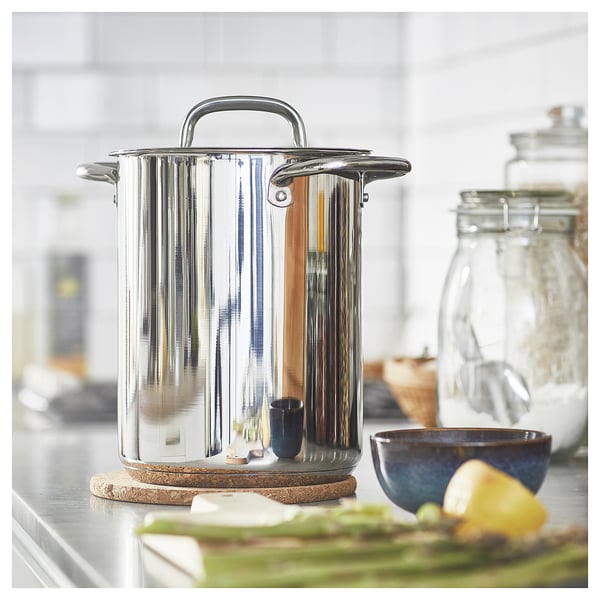 IKEA 365+ pot with insert, stainless steel, 5.0 l