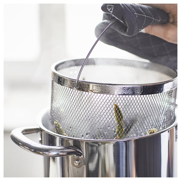 IKEA 365+ pot with insert, stainless steel, 5.0 l