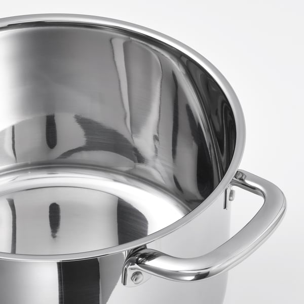 IKEA 365+ pot with lid, stainless steel, 5.0 l