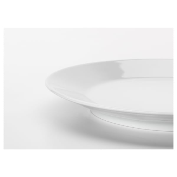 IKEA 365+ plate, white, 27 cm