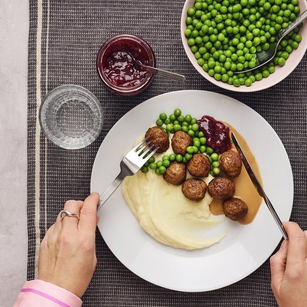 IKEA 365+ plate, white, 27 cm
