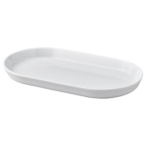 IKEA 365+ serving plate, white, 27x15 cm