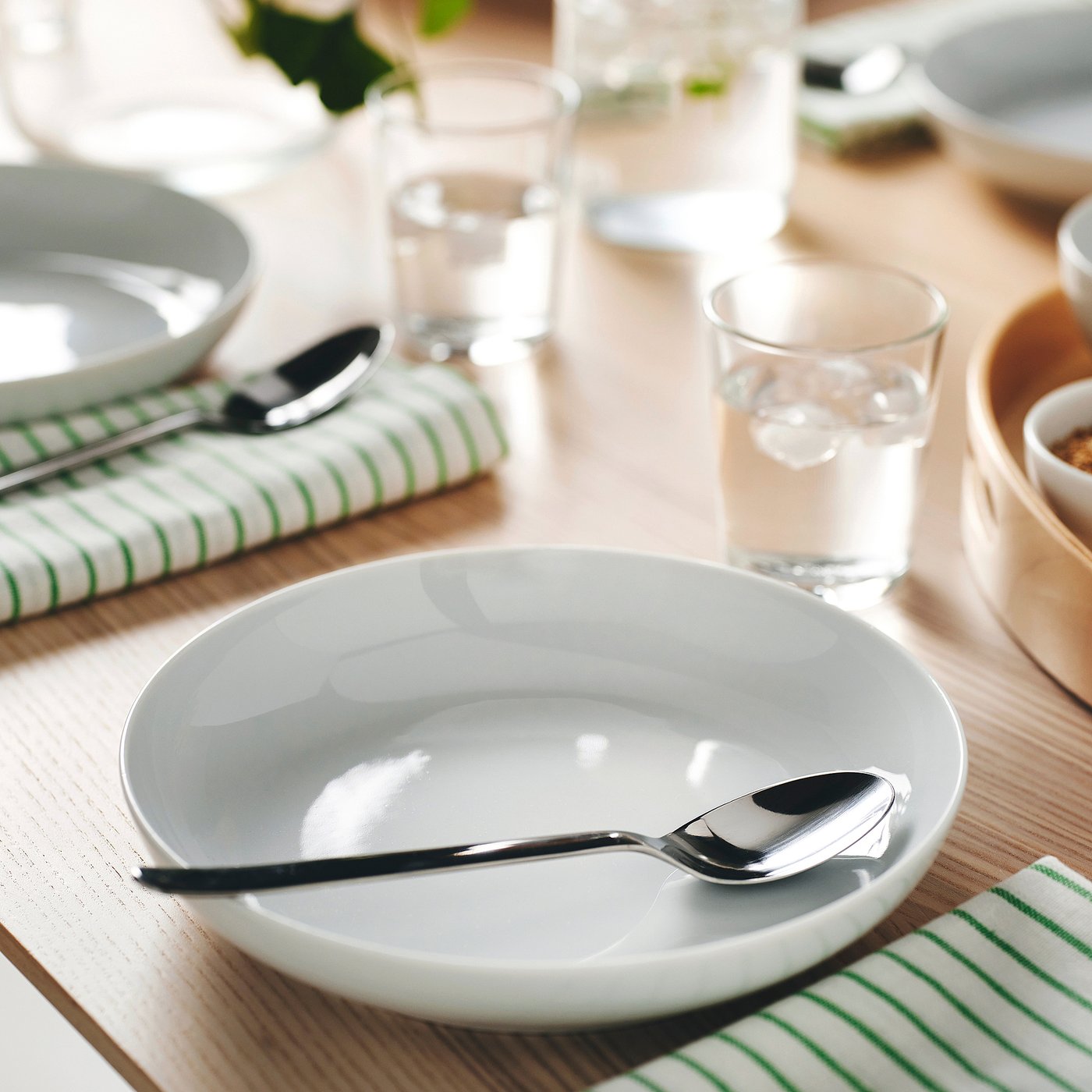 IKEA 365+ deep plate, white, 21 cm