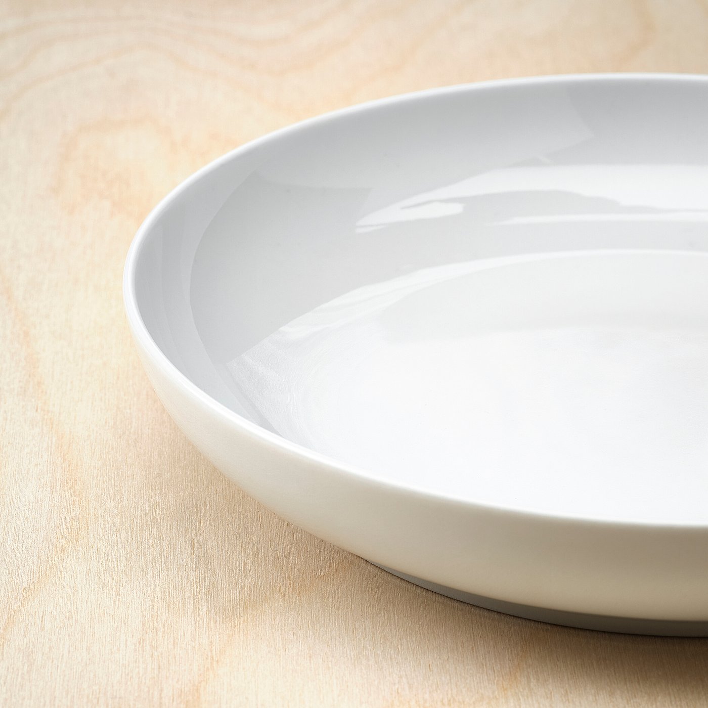 IKEA 365+ deep plate, white, 21 cm