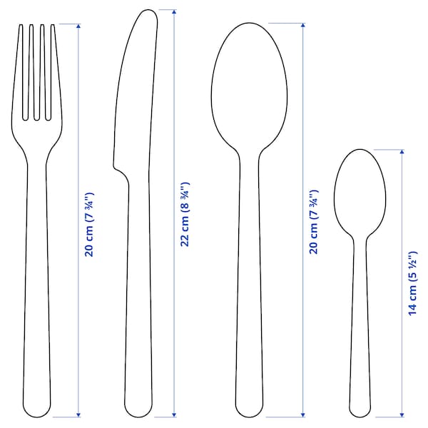 Ikea IKEA 365+ - 24-piece cutlery set, stainless steel